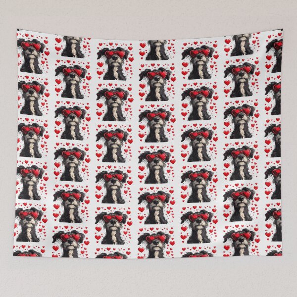 Item preview, Scottish Deerhound Dog Valentine designed and sold by TheAnimalZ00.