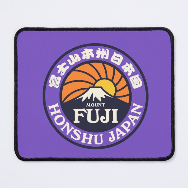Item preview, Mt Fuji Retro Sunrise A Orange Violet designed and sold by VoodooCircus.