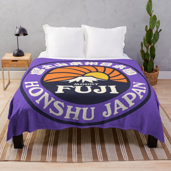 Item preview, Mt Fuji Retro Sunrise A Orange Violet designed and sold by VoodooCircus.