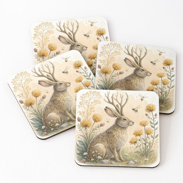 Item preview, Garden Jackalope designed and sold by HabitableMoons.