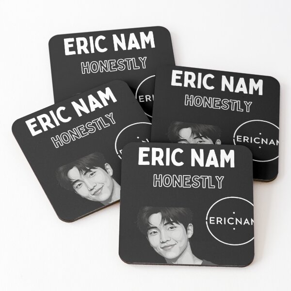 Item preview, Eric Nam Honestly KPop Black Logo Essential Classic T-Shirt designed and sold by AllYoursShop.