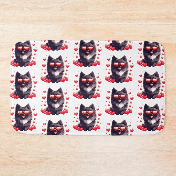 Item preview, Keeshond Puppy Valentine designed and sold by TheAnimalZ00.
