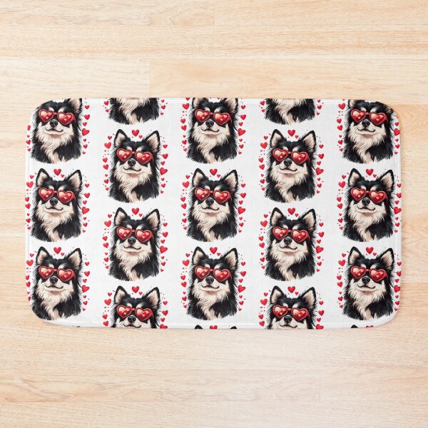 Item preview, Finnish Lapphund Heart Valentine designed and sold by TheAnimalZ00.