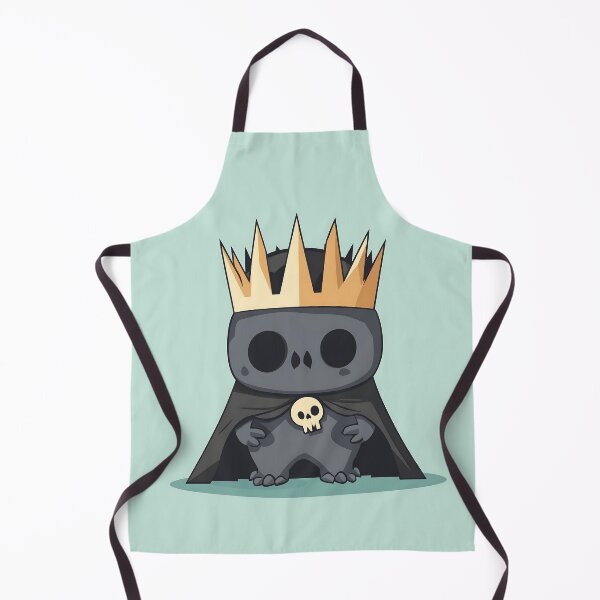 Item preview, Cute Skull King with Royal Crown Illustration designed and sold by GoldenTealArts.