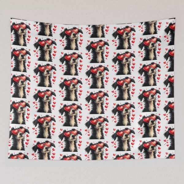 Item preview, Scottish Deerhound Valentine designed and sold by TheAnimalZ00.