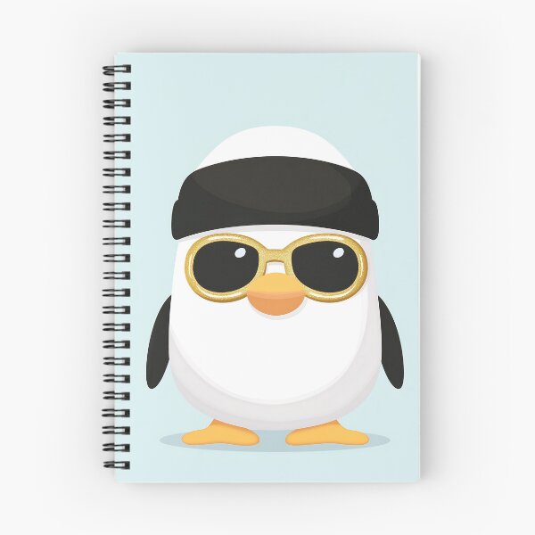 Item preview, Adorable Penguin with Sunglasses Vector Art designed and sold by GoldenTealArts.