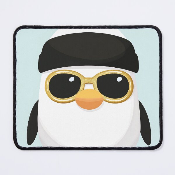 Item preview, Adorable Penguin with Sunglasses Vector Art designed and sold by GoldenTealArts.