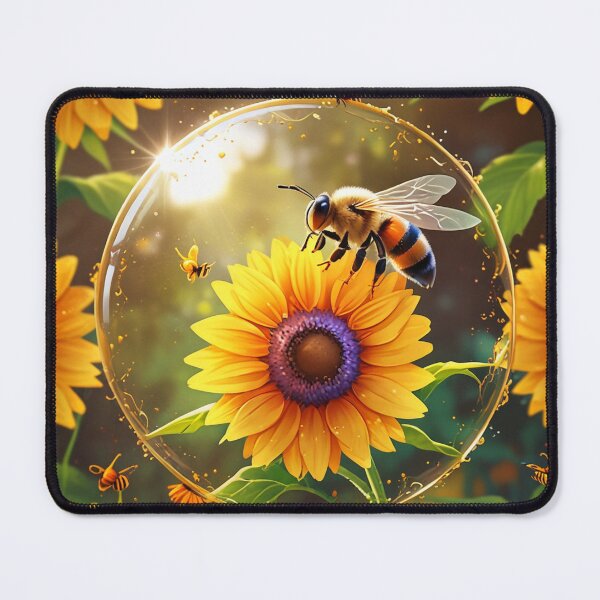 Item preview, Bee and wildflowers. designed and sold by PatDoArt.