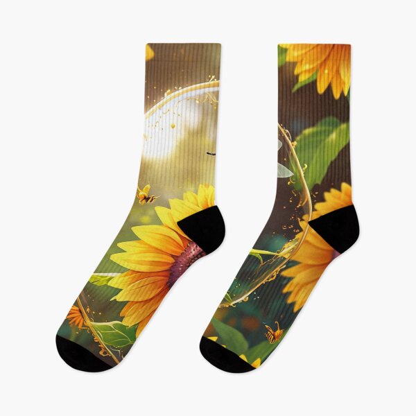 Item preview, Bee and wildflowers. designed and sold by PatDoArt.