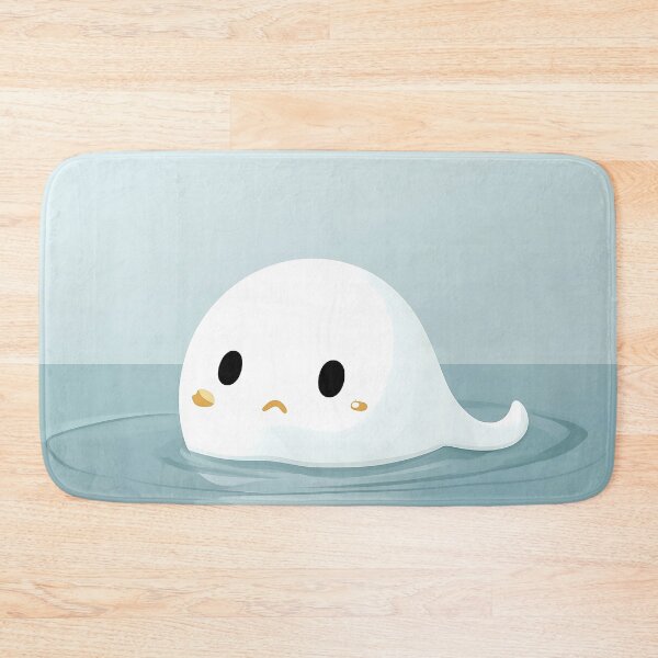 Item preview, Adorable White Polliwog Floating Illustration designed and sold by GoldenTealArts.