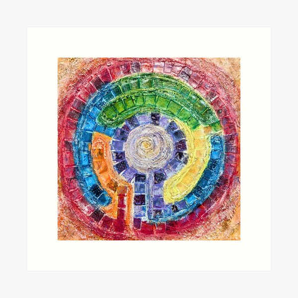 Item preview, Chakra Labyrinth Journey designed and sold by MeredithGouldArts.