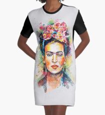 Frida Kahlo Graphic T-Shirt Dress