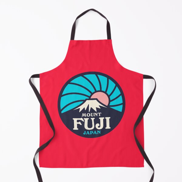 Item preview, Mt Fuji Retro Sunrise B Cyan Red designed and sold by VoodooCircus.