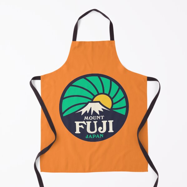 Item preview, Mt Fuji Retro Sunrise B Green Orange designed and sold by VoodooCircus.
