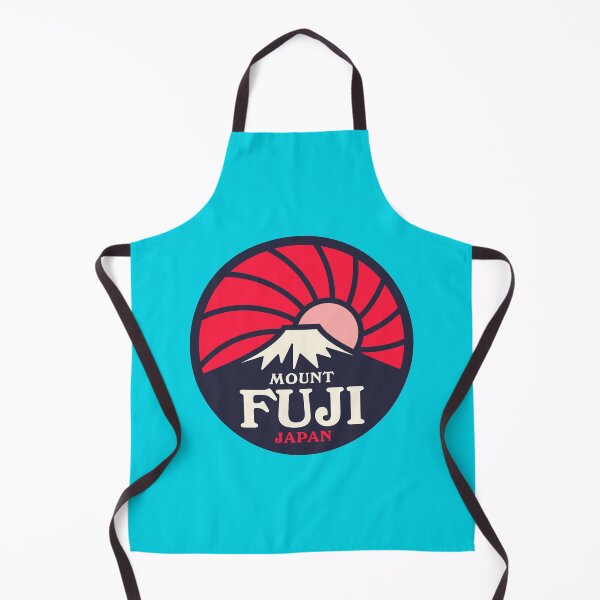 Item preview, Mt Fuji Retro Sunrise B Red Cyan designed and sold by VoodooCircus.