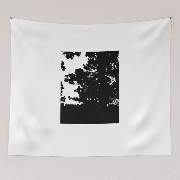 Item preview, Tree blackout outline shadow black white designed and sold by Aspectus by Laticia.