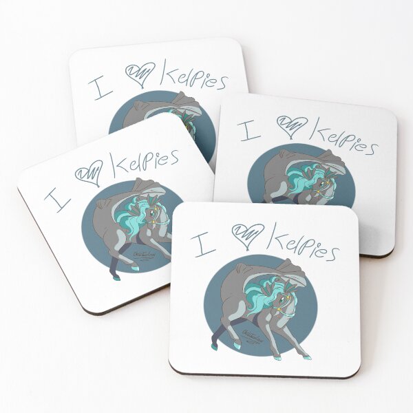 Item preview, I Love Kelpies (grey alt) designed and sold by ChibTacoArts.