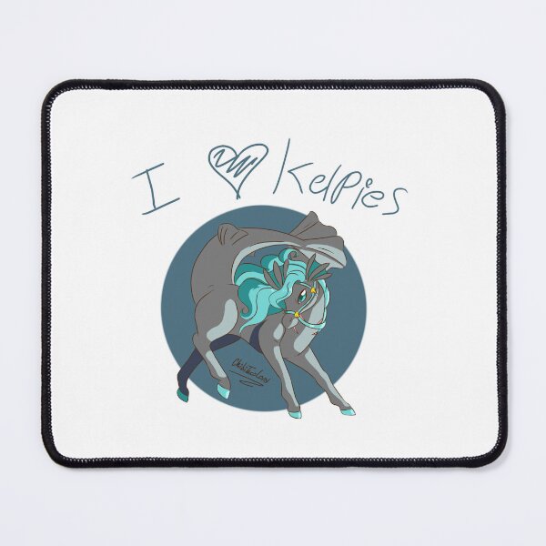 Item preview, I Love Kelpies (grey alt) designed and sold by ChibTacoArts.