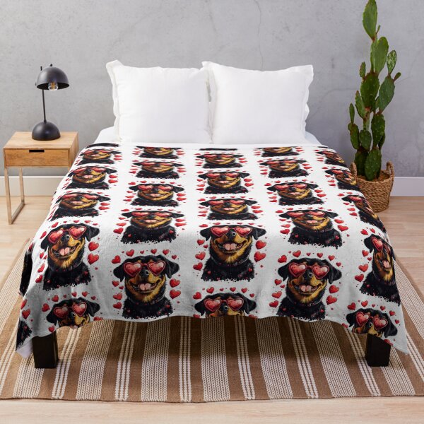 Item preview, Rottweiler Dog Valentine designed and sold by TheAnimalZ00.