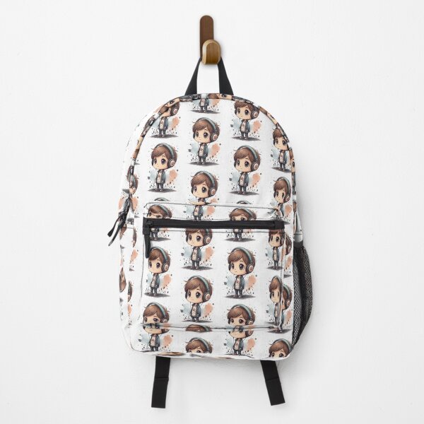 Item preview, Cool kawaii young boy wearing headphones designed and sold by glenwith1na.