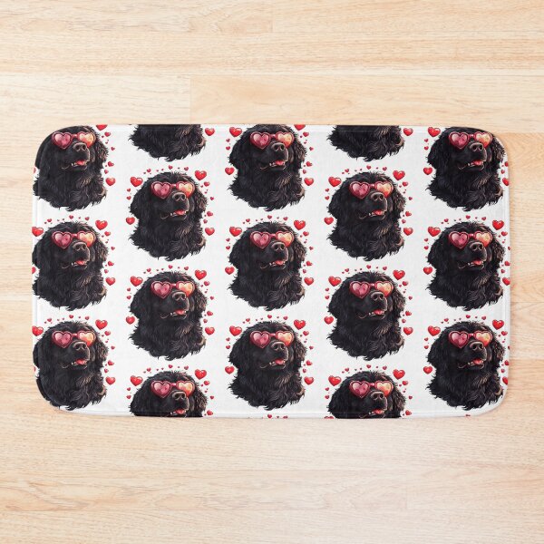 Item preview, Newfoundland Dog Heart Valentine designed and sold by TheAnimalZ00.