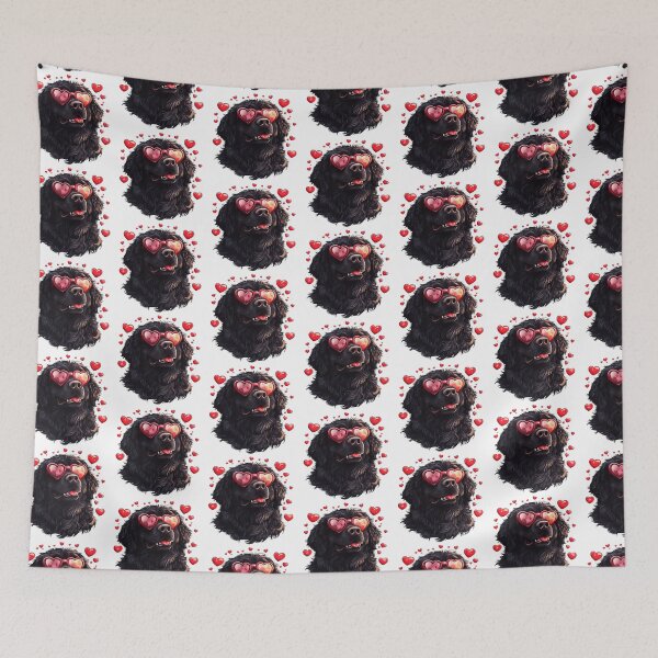 Item preview, Newfoundland Dog Heart Valentine designed and sold by TheAnimalZ00.