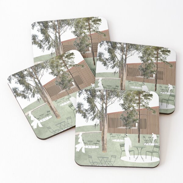 Item preview, Architecture collage cafe outdoor designed and sold by Aspectus by Laticia.