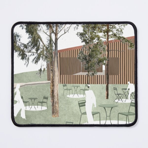 Item preview, Architecture collage cafe outdoor designed and sold by Aspectus by Laticia.