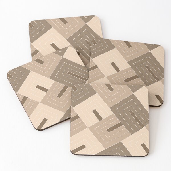 Item preview, Brown geometric graphic design designed and sold by Beerich888.