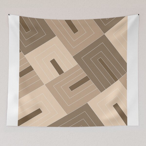 Item preview, Brown geometric graphic design designed and sold by Beerich888.