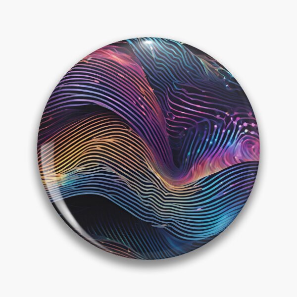 Item preview, Abstract Holographic Lines on Black Background designed and sold by Traloch O'Laoi.