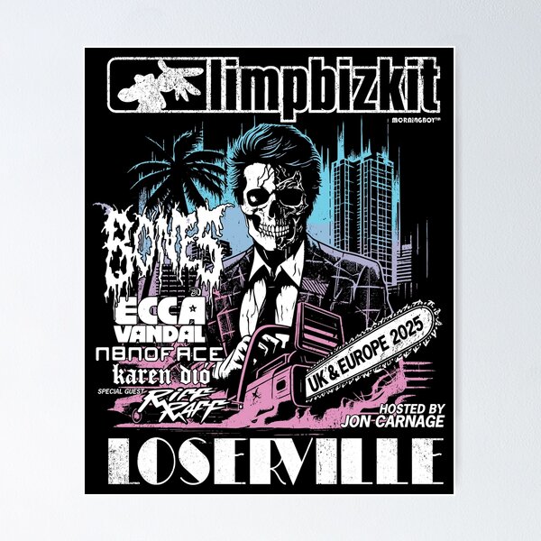 Aperçu de l'œuvre Tournée LimpBizkit 2025 créée et vendue par HomeroPosadaO.