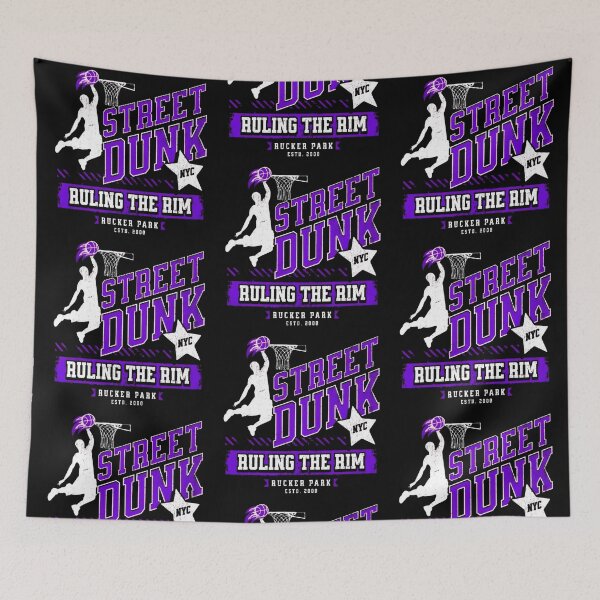 Item preview, Street Dunk Ruling The Rim Rucker Park NYC Street Basketball, For Basketball Lover designed and sold by Matt_Smith.