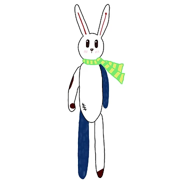 Artwork thumbnail, Mismatched Rabbit by Roubyn