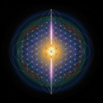 Artwork thumbnail, Sacred Geometry Pattern by Pattern Unhinged