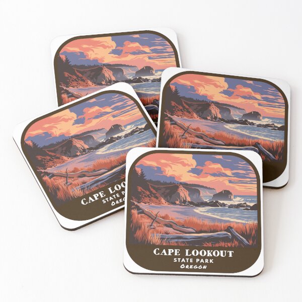 Item preview, Vintage Cape Lookout State Park (Oregon State Park) designed and sold by RabbitK.