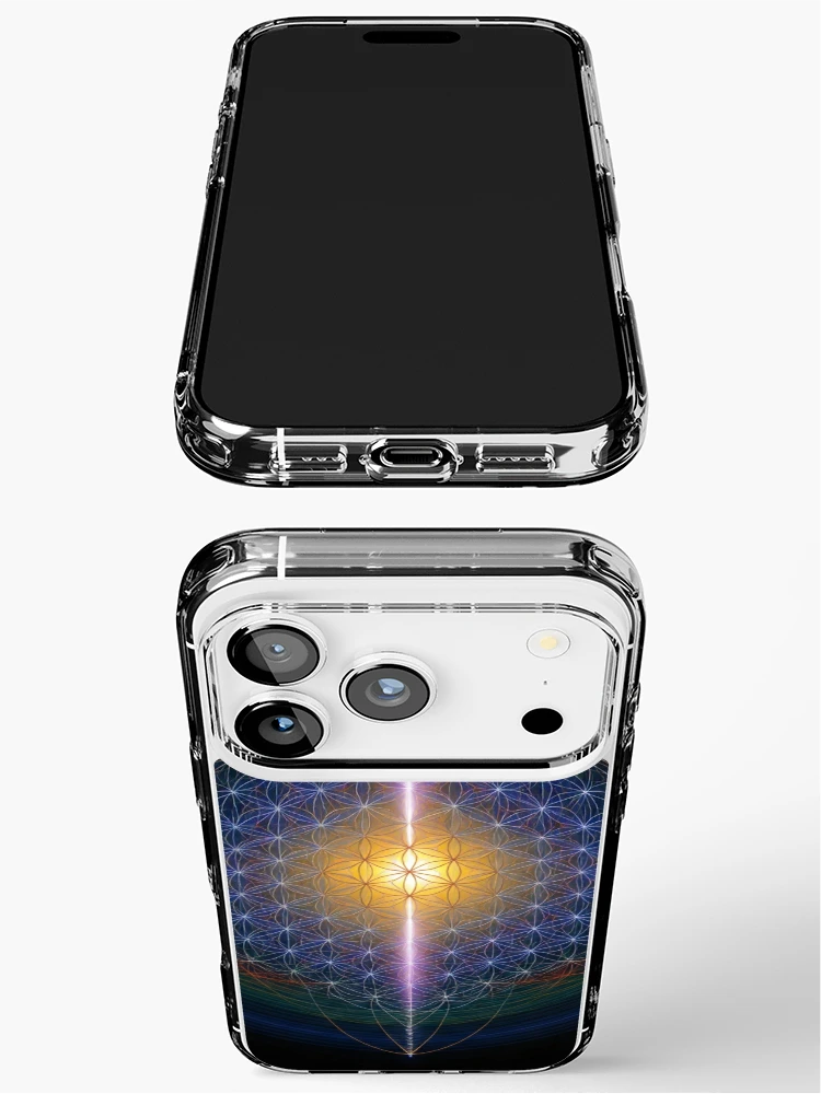 Thumbnail 3 of 5, iPhone Case, Sacred Geometry Pattern designed and sold by Pattern Unhinged.