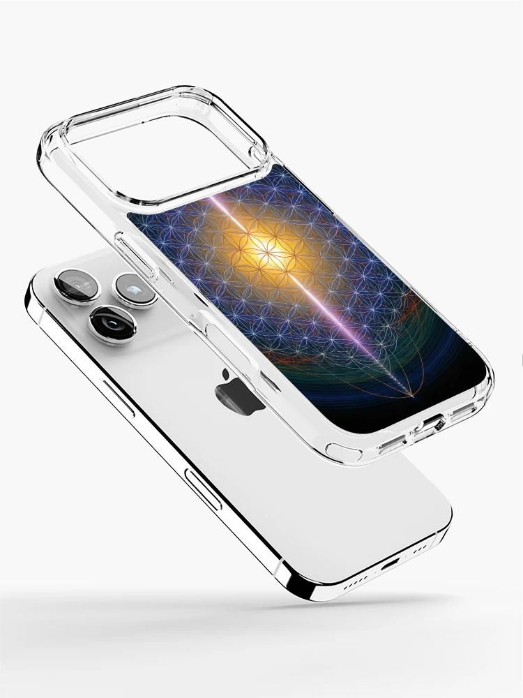 Thumbnail 2 of 5, iPhone Case, Sacred Geometry Pattern designed and sold by Pattern Unhinged.