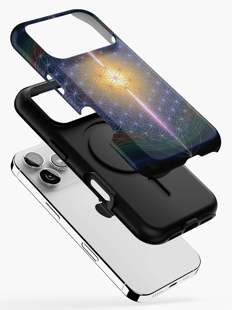 Thumbnail 2 of 4, iPhone Case, Sacred Geometry Pattern designed and sold by Pattern Unhinged.