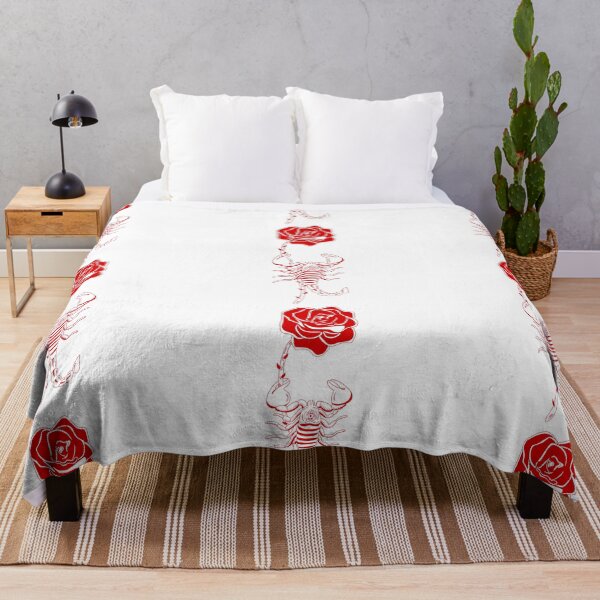 Item preview, Valentine’s Day scorpion with rose designed and sold by InkKountess.