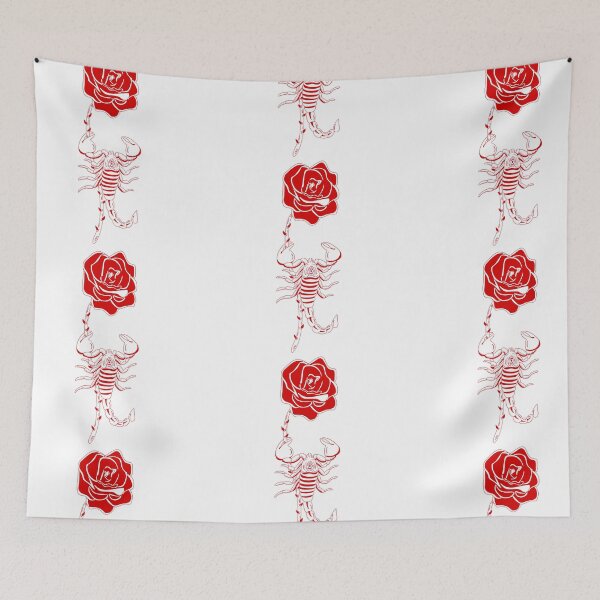 Item preview, Valentine’s Day scorpion with rose designed and sold by InkKountess.