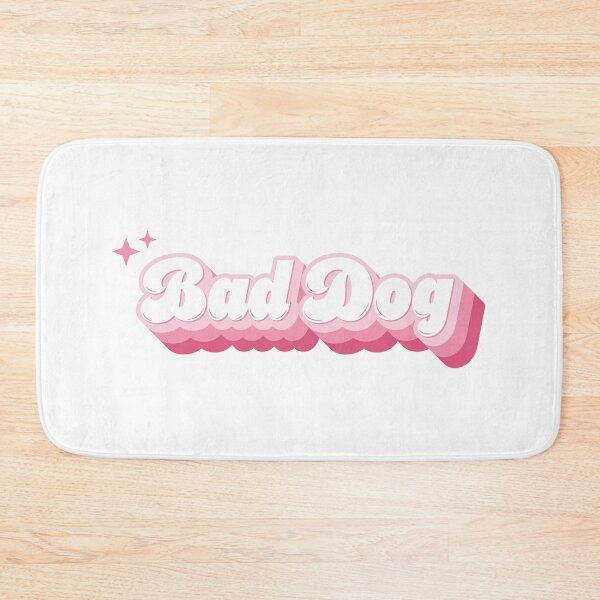 Item preview, Bad Dog Pink Retro Typography designed and sold by KodiakGoods.