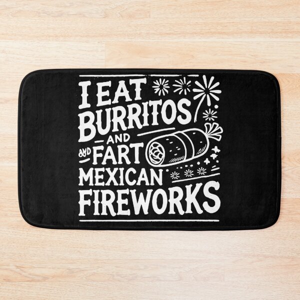 Item preview, Farts and burritos funny mexican food designed and sold by The  Knick Knack Nook.