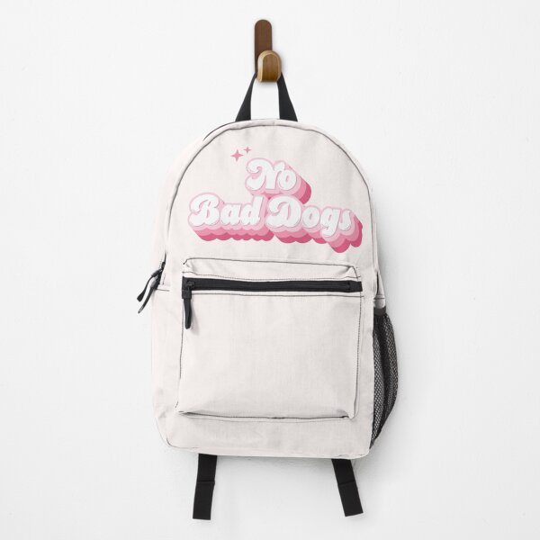 Item preview, No Bad Dogs Pink Retro Typography designed and sold by KodiakGoods.