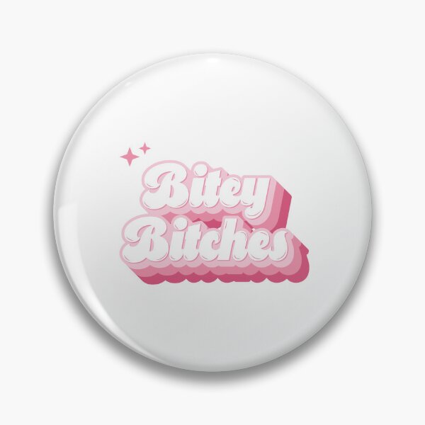 Item preview, Bitey Bitches Pink Retro Typography designed and sold by KodiakGoods.