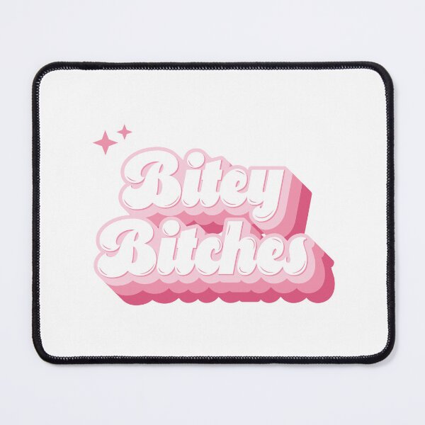 Item preview, Bitey Bitches Pink Retro Typography designed and sold by KodiakGoods.