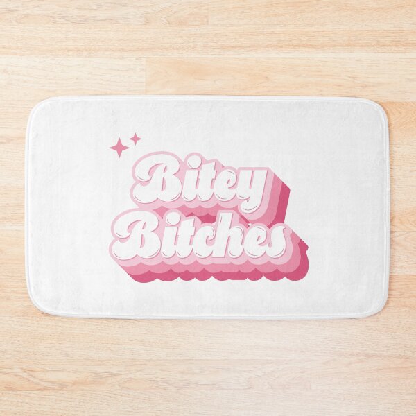Item preview, Bitey Bitches Pink Retro Typography designed and sold by KodiakGoods.
