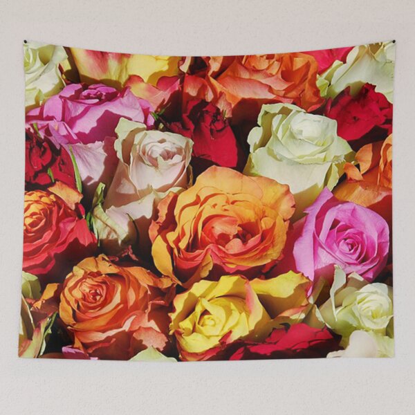 Item preview, A mass of roses in full bloom. designed and sold by claireseyeview.