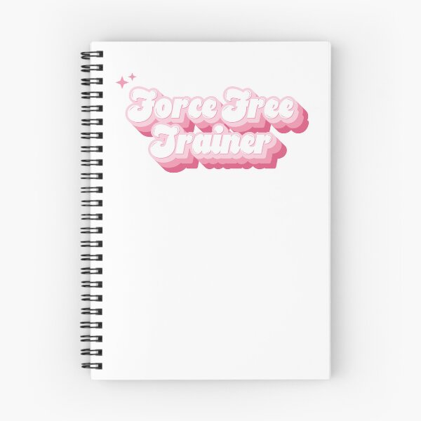 Item preview, Force Free R+ Trainer Pink Retro Typography designed and sold by KodiakGoods.