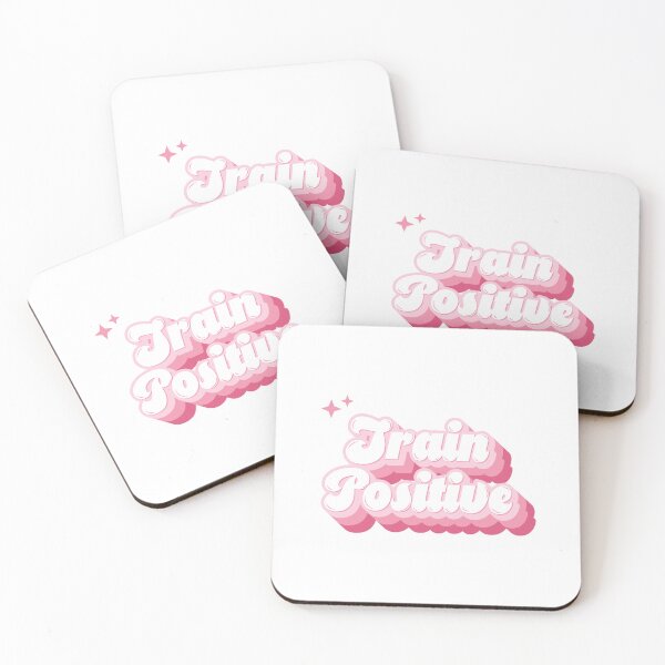 Artikelvorschau, Zug Positive Pink Retro Typografie entworfen und verkauft von KodiakGoods.